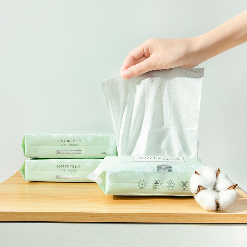 100% Cotton Facial Tissue